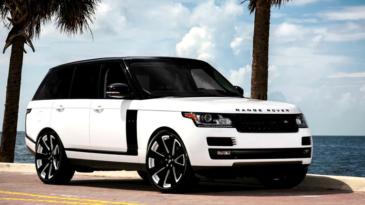 White Range Rover